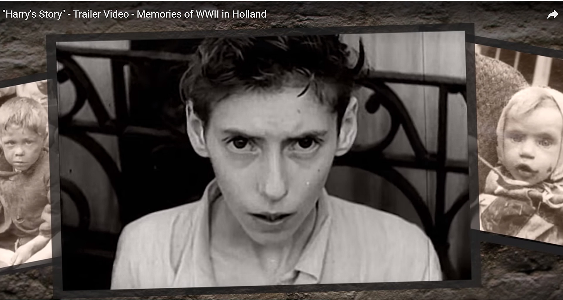 Starvation of Dutch during WWII - Harrys Story.